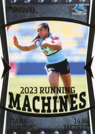 2024 NRL Traders NRLW Running Machine - RM20 Tiana Penitani Cronulla Sharks