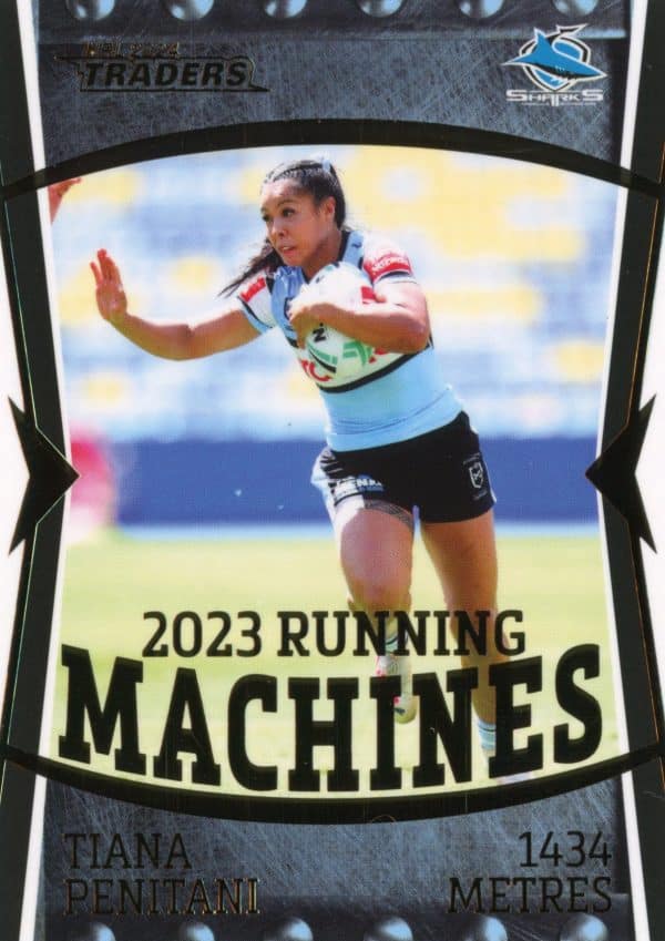 2024 NRL Traders NRLW Running Machine - RM20 Tiana Penitani Cronulla Sharks