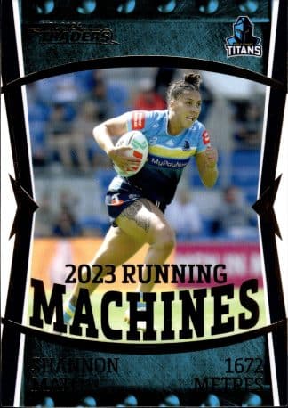 2024 NRL Traders NRLW Running Machine - RM21 Shannon Mato Gold Coast Titans