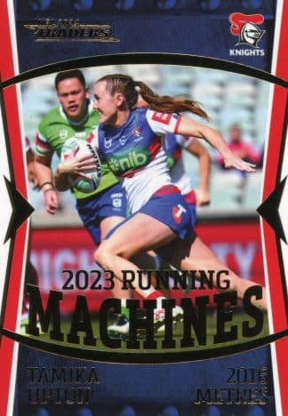 2024 NRL Traders NRLW Running Machine - RM22 Tamika Upton Newcastle Knights