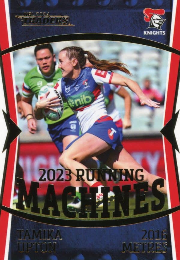 2024 NRL Traders NRLW Running Machine - RM22 Tamika Upton Newcastle Knights