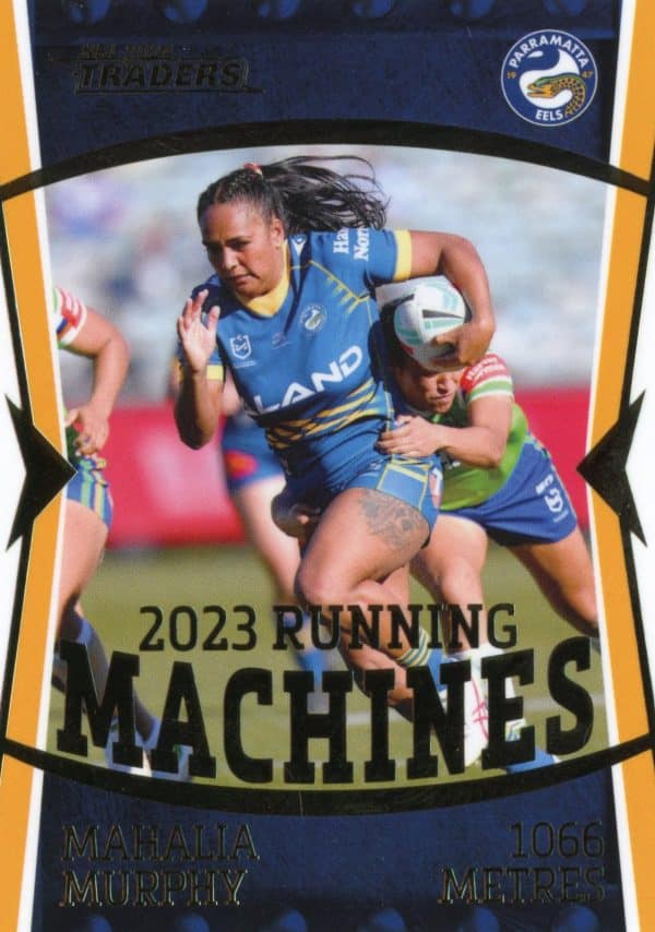 2024 NRL Traders NRLW Running Machine - RM24 Mahalia Murphy Parramatta Eels