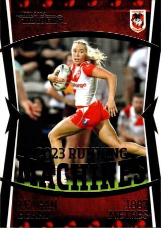 2024 NRL Traders NRLW Running Machine - RM25 Teagan Berry St George Dragons