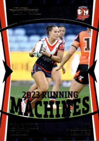 2024 NRL Traders NRLW Running Machine - RM26 Isabelle Kelly Sydney Roosters