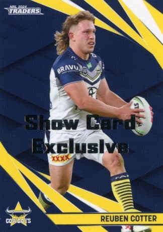 2024 NRL Traders Show Card Exclusive - 10 Reuben Cotter North QLD Cowboys