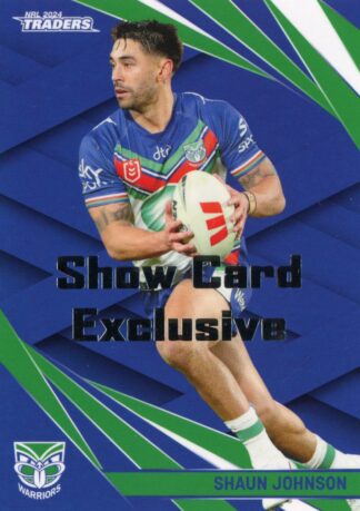 2024 NRL Traders Show Card Exclusive - 16 Shaun Johnson Warriors