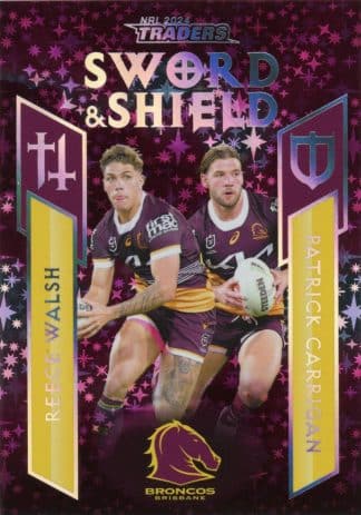 2024 NRL Traders NRL Sword & Shield Team Priority - SSTP01 Brisbane Broncos