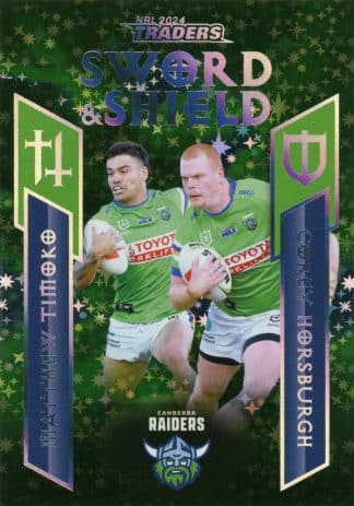 2024 NRL Traders NRL Sword & Shield Team Priority - SSTP02 Canberra Raiders