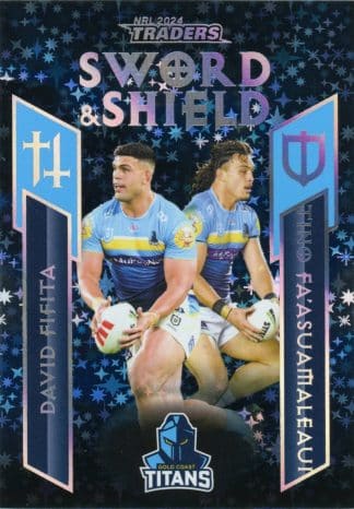 2024 NRL Traders NRL Sword & Shield Team Priority - SSTP06 Gold Coast Titans