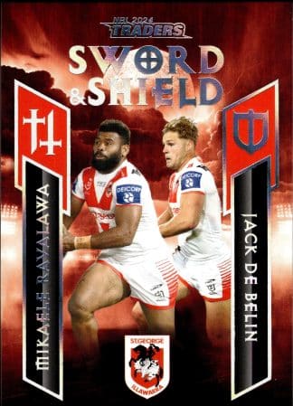 2024 NRL Traders NRL Sword & Shield Team - SST14 St George Dragons