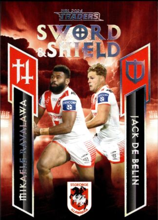 2024 NRL Traders NRL Sword & Shield Team - SST14 St George Dragons