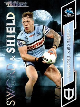 2024 NRL Traders Sword & Shield - SS08 Cameron McInnes Cronulla Sharks