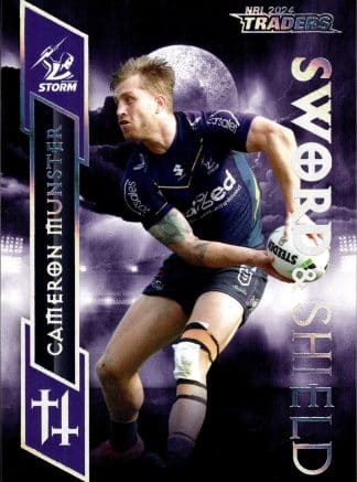 2024 NRL Traders Sword & Shield - SS15 Cameron Munster Melbourne Storm