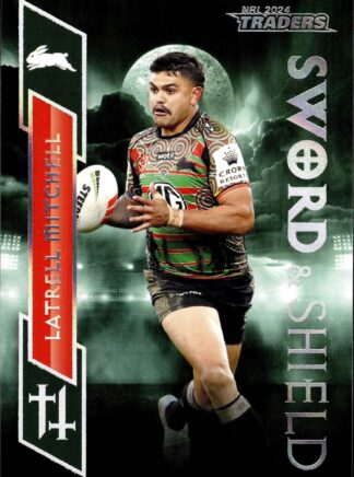 2024 NRL Traders Sword & Shield - SS25 Latrell Mitchell South Sydney Rabbitohs