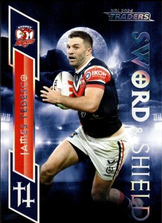 2024 NRL Traders Sword & Shield - SS29 James Tedesco Sydney Roosters
