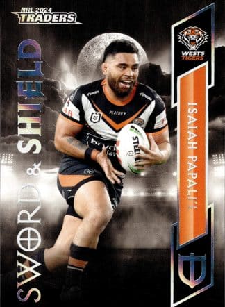2024 NRL Traders Sword & Shield - SS34 Isaiah Papali'i Wests Tigers