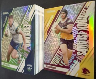 2024 NRL Traders World In League Parallel - Full Set 54 Cards