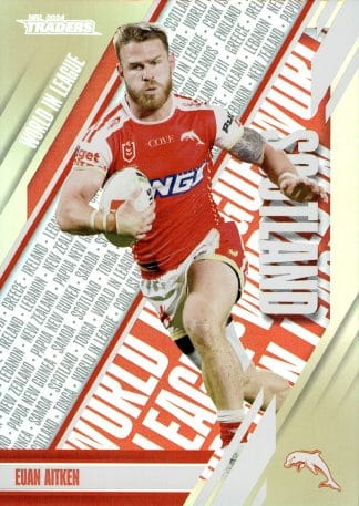 2024 NRL Traders World In League Parallel - WLP15 Euan Aitken Dolphins