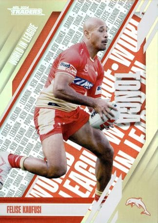 2024 NRL Traders World In League Parallel - WLP16 Felise Kaufusi Dolphins