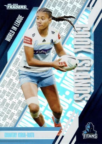 2024 NRL Traders World In League Parallel - WLP20 Chantay Kiria-Ratu Gold Coast Titans