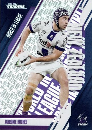 2024 NRL Traders World In League Parallel - WLP23 Jahrome Hughes Melbourne Storm