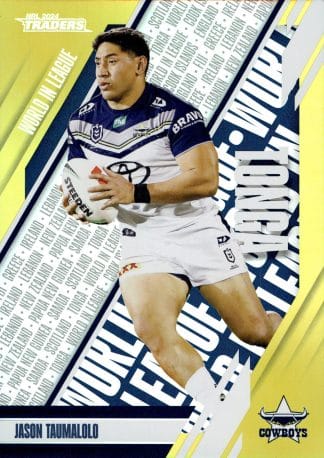 2024 NRL Traders World In League Parallel - WLP29 Jason Taumalolo North QLD Cowboys