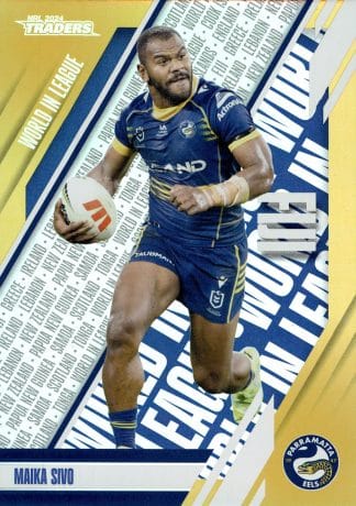 2024 NRL Traders World In League Parallel - WLP33 Maika Sivo Parramatta Eels