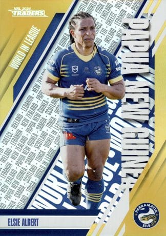 2024 NRL Traders World In League Parallel - WLP35 Elsie Albert Parramatta Eels
