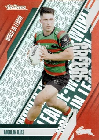 2024 NRL Traders World In League Parallel - WLP40 Lachlan Ilias South Sydney Rabbitohs