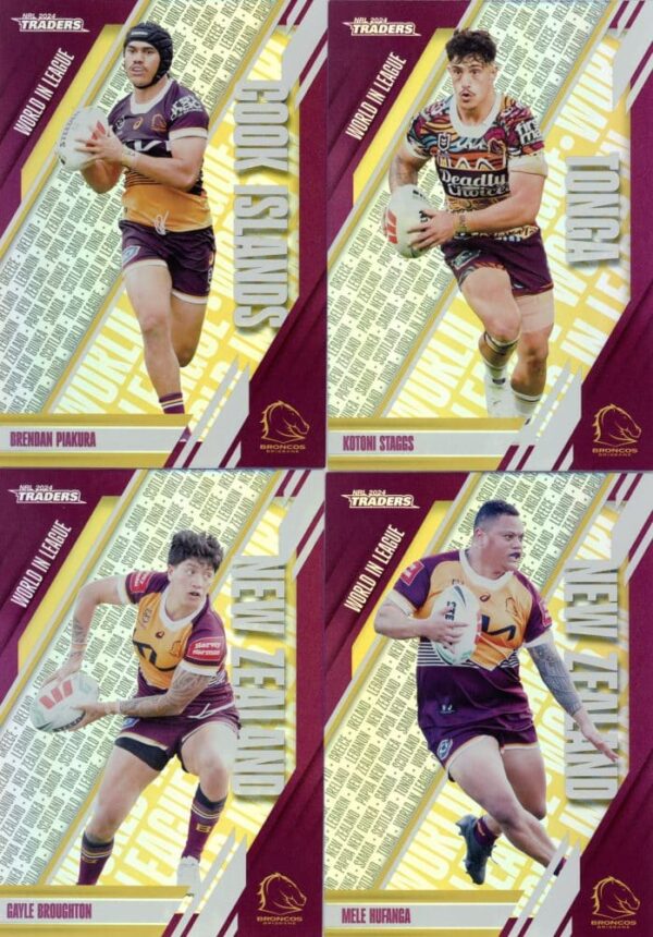 2024 NRL Traders World In League - Full Set 54 Cards - Image 2