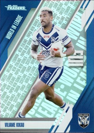 2024 NRL Traders World In League - WL09 Viliame Kikau Canterbury Bulldogs