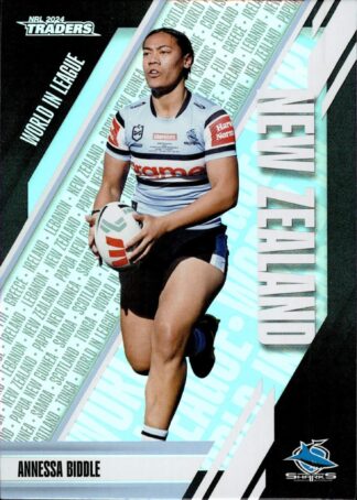2024 NRL Traders World In League - WL13 Annessa Biddle Cronulla Sharks