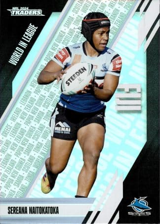 2024 NRL Traders World In League - WL14 Sereana Naitokatoka Cronulla Sharks