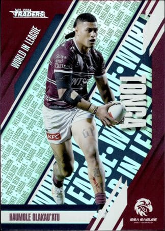 2024 NRL Traders World In League - WL22 Haumole Olakau'atu Manly Sea Eagles