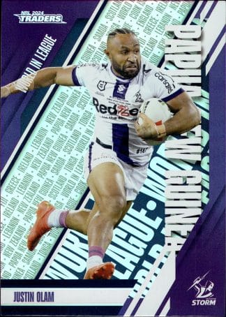 2024 NRL Traders World In League - WL24 Justin Olam Melbourne Storm