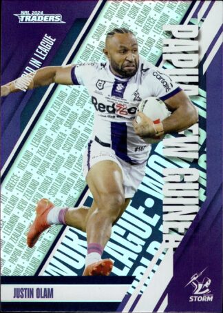 2024 NRL Traders World In League - WL24 Justin Olam Melbourne Storm