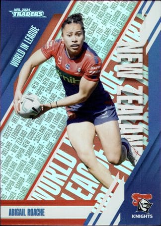 2024 NRL Traders World In League - WL27 Abigail Roache Newcastle Knights