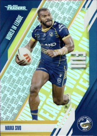 2024 NRL Traders World In League - WL33 Maika Sivo Parramatta Eels