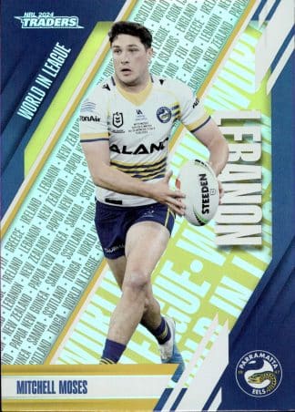 2024 NRL Traders World In League - WL34 Mitchell Moses Parramatta Eels