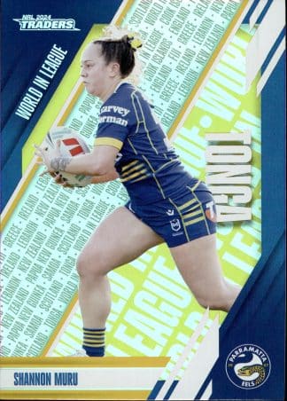 2024 NRL Traders World In League - WL36 Shannon Muru Parramatta Eels