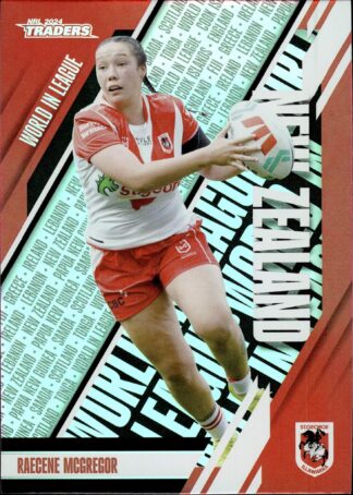 2024 NRL Traders World In League - WL43 Raecene McGregor St George Dragons