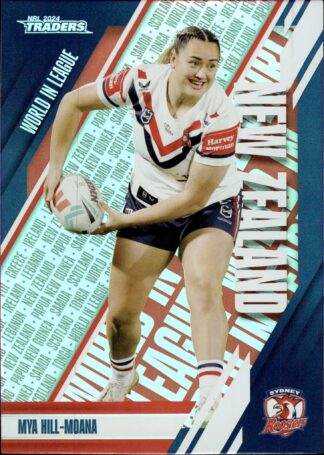 2024 NRL Traders World In League - WL48 Mya Hill-Moana Sydney Roosters