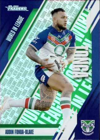 2024 NRL Traders World In League - WL49 Addin Fonua-Blake Warriors
