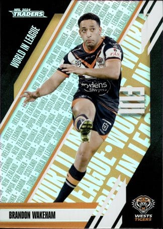 2024 NRL Traders World In League - WL52 Brandon Wakeham Wests Tigers