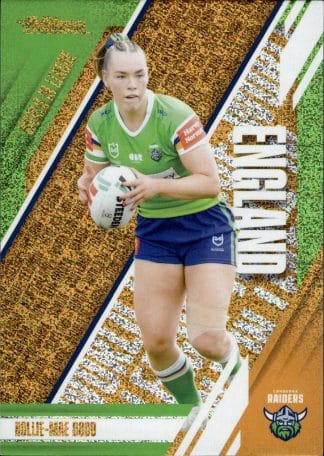 2024 NRL Traders World In League Copper - WLC04 Hollie-Mae Dodd Canberra Raiders