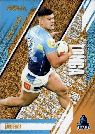 2024 NRL Traders World In League Copper - WLC09 David Fifita Gold Coast Titans