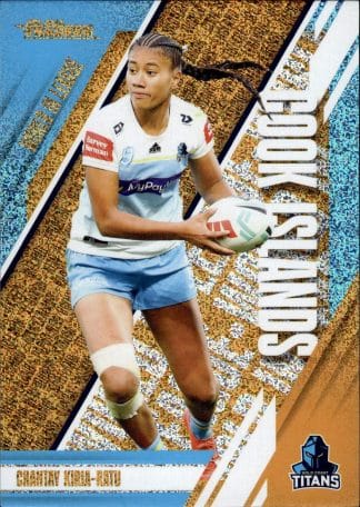 2024 NRL Traders World In League Copper - WLC10 Chantay Kiria-Ratu Gold Coast Titans