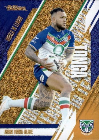 2024 NRL Traders World In League Copper - WLC25 Addin Fonua-Blake Warriors