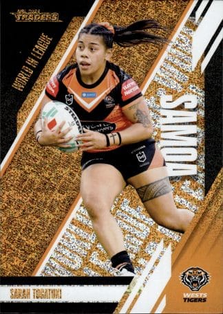 2024 NRL Traders World In League Copper - WLC27 Sarah Togatuki Wests Tigers