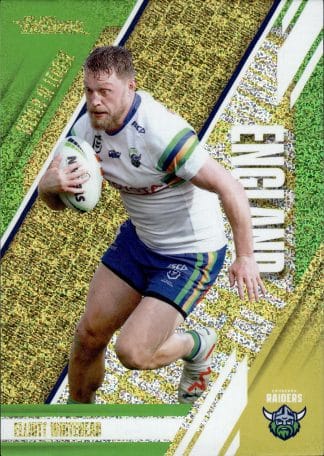 2024 NRL Traders World In League Gold - WLG03 Elliott Whitehead Canberra Raiders